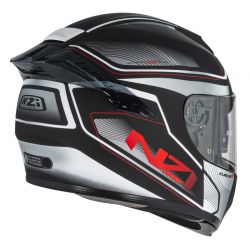 KASK MOTOCYKLOWY NZI EURUS 4 STREAM DUO CHARMANT BLACK WHITE TINTED S MATT 