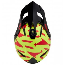 KASK IMX FMX-02 BLACK/FLUO YELLOW/BLUE/FLUO RED GLOSS GRAPHIC XS ENDURO CROSS