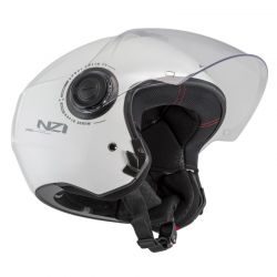 KASK MOTOCYKLOWY NZI CIVIC SOLID NOUVEAU WHITE 