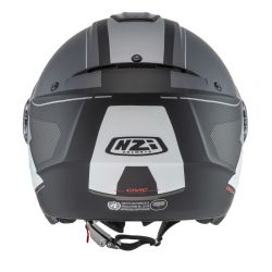 KASK MOTOCYKLOWY NZI CIVIC CONQUEST BLACK ANTRACITE GREY MATT 