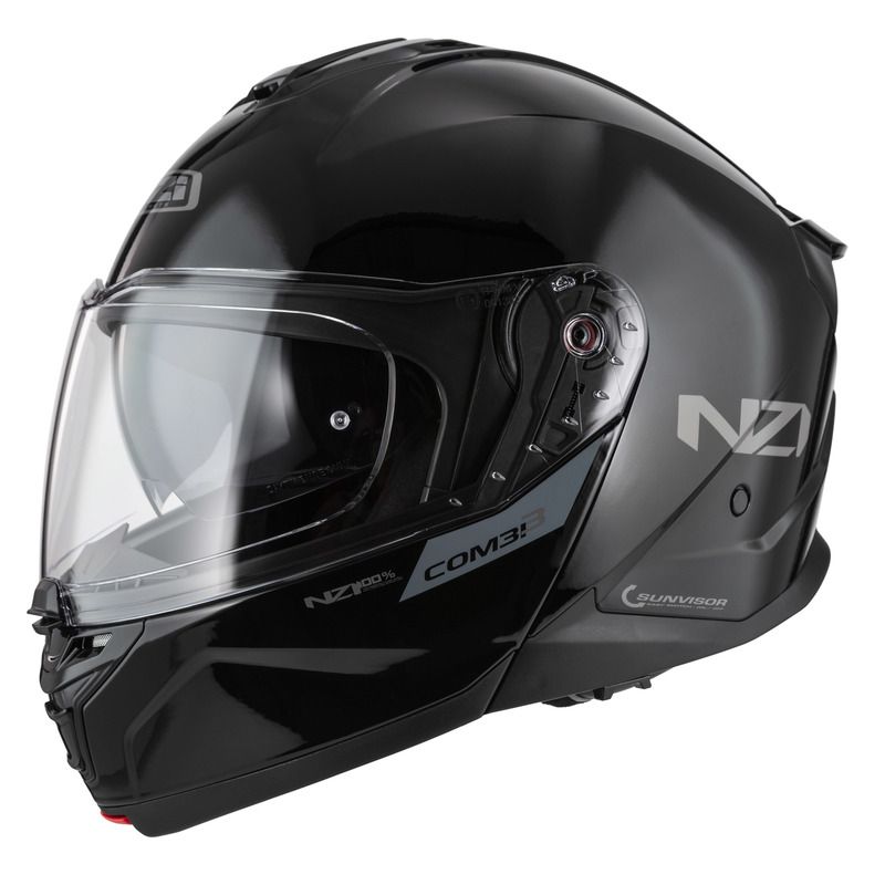 KASK MOTOCYKLOWY NZI COMBI 3 DUO BLACK 