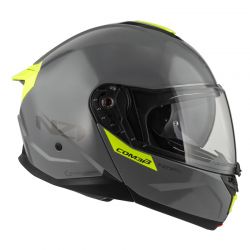 KASK MOTOCYKLOWY NZI COMBI 3 DUO SOLID NOUVEAU NARDO GREY 