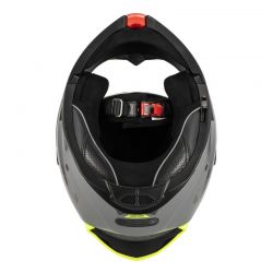 KASK MOTOCYKLOWY NZI COMBI 3 DUO SOLID NOUVEAU NARDO GREY 