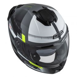 KASK MOTOCYKLOWY NZI COMBI 3 DUO METRIC NARDO GREY WHITE MATT 