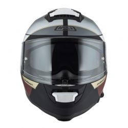 KASK MOTOCYKLOWY NZI EURUS 4 STREAM DUO VANGUARD BLACK SAND RED TINTED S MATT 