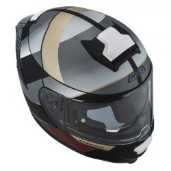 KASK MOTOCYKLOWY NZI EURUS 4 STREAM DUO VANGUARD BLACK SAND RED TINTED S MATT 