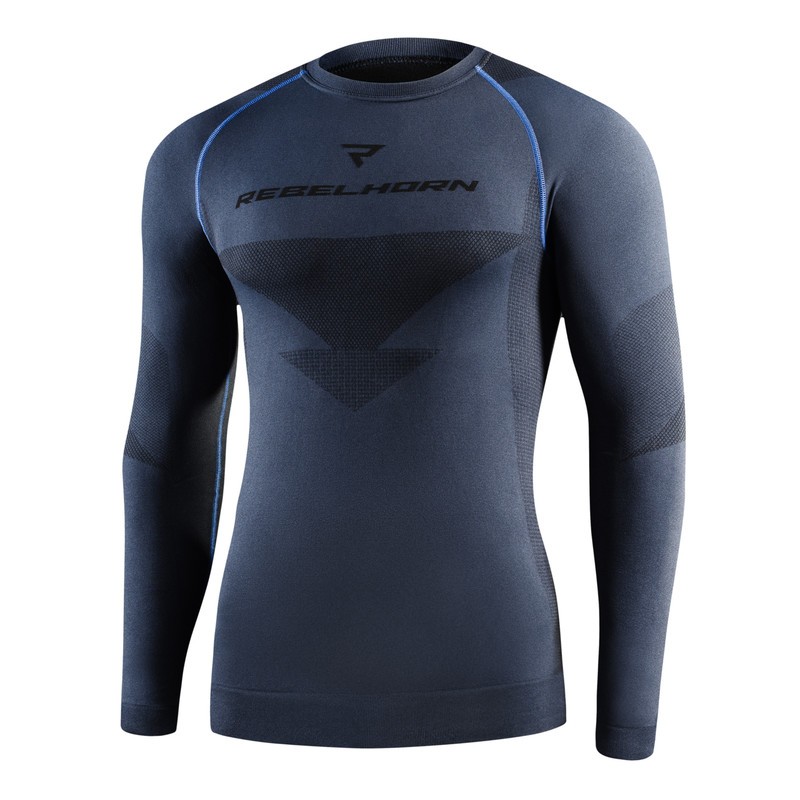 KOSZULKA TERMOAKTYWNA REBELHORN Z DŁUGIM RĘKAWEM FREEZE GREY/BLACK 