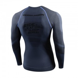 KOSZULKA TERMOAKTYWNA REBELHORN Z DŁUGIM RĘKAWEM FREEZE GREY/BLACK 