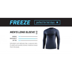 KOSZULKA TERMOAKTYWNA REBELHORN Z DŁUGIM RĘKAWEM FREEZE GREY/BLACK 