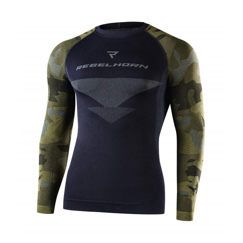 KOSZULKA TERMOAKTYWNA REBELHORN Z DŁUGIM RĘKAWEM FREEZE CAMO 