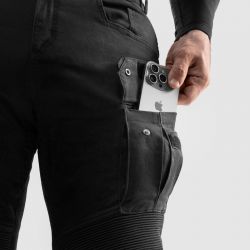 JEANSY MOTOCYKLOWE REBELHORN FASTER BLACK 