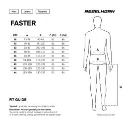 JEANSY MOTOCYKLOWE REBELHORN FASTER OLIVE GREEN 