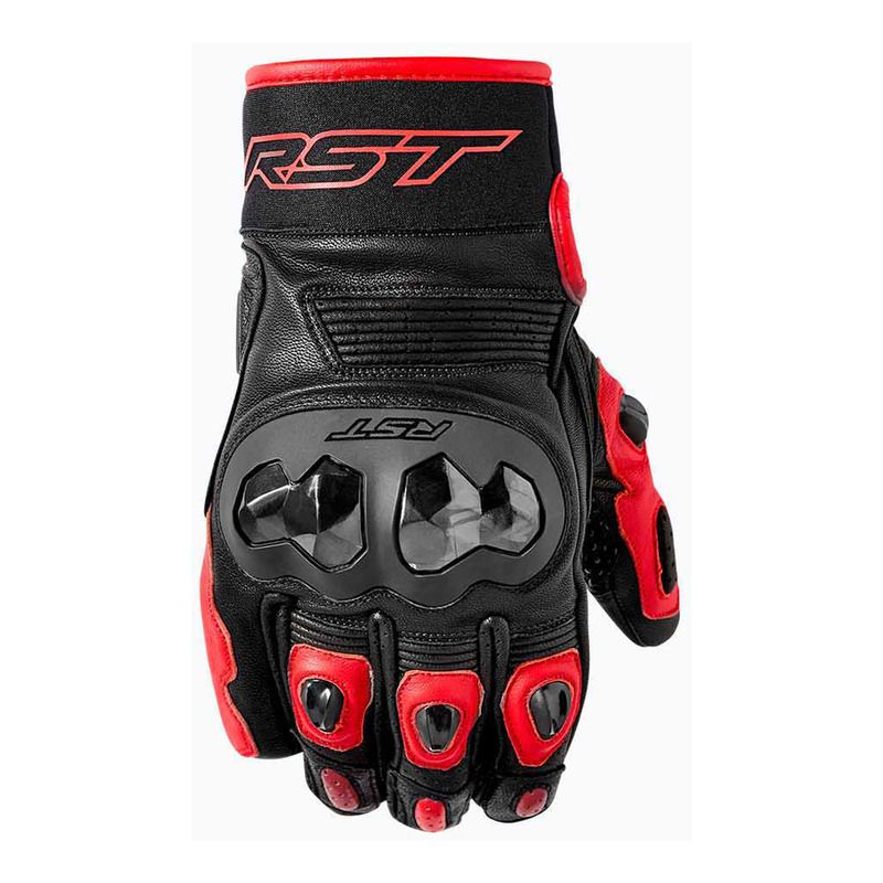 RĘKAWICE MOTOCYKLOWE RST FREESTYLE 3 D3O BLACK RED 