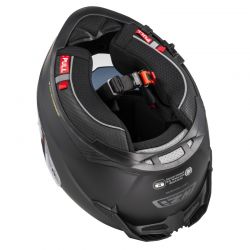 KASK MOTOCYKLOWY NZI GO RIDER STREAM DUO MATT BLACK 
