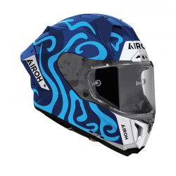 KASK MOTOCYKLOWY AIROH GP800 SWAIN BLUE GLOSS 