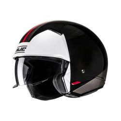 KASK MOTOCYKLOWY HJC I20N VENA WHITE BLACK 