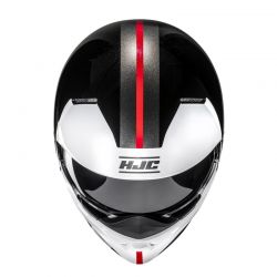 KASK MOTOCYKLOWY HJC I20N VENA WHITE BLACK 