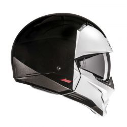 KASK MOTOCYKLOWY HJC I20N VENA WHITE BLACK 