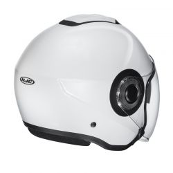 KASK MOTOCYKLOWY HJC I40N SOLID SEMI FLAT PEARL WHITE 
