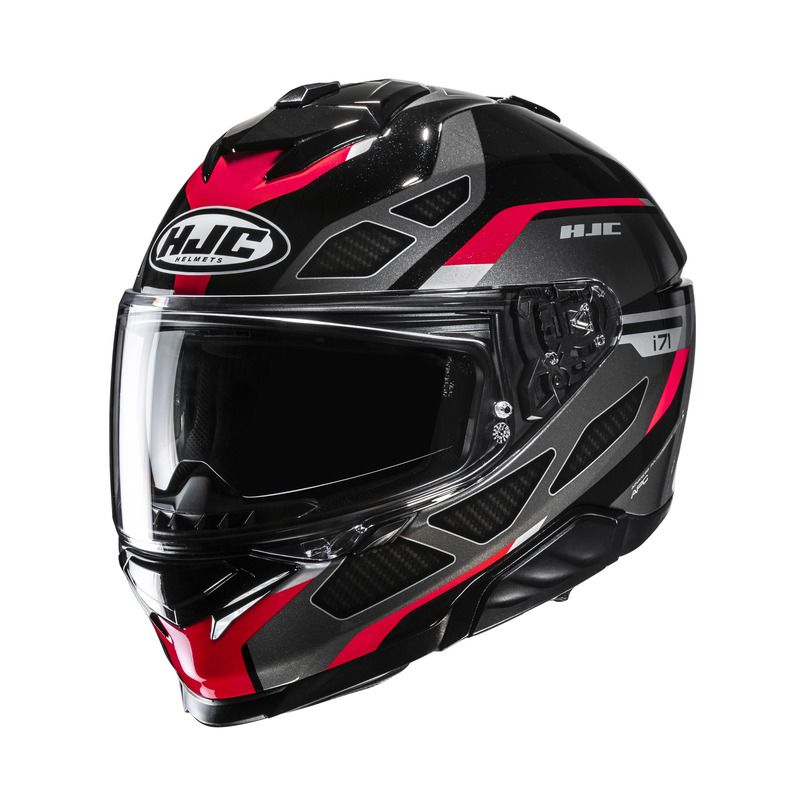 KASK MOTOCYKLOWY HJC I71 ZEST BLACK RED 