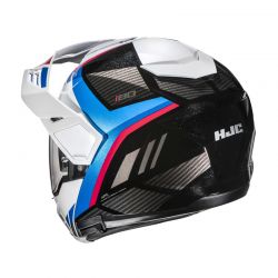 KASK MOTOCYKLOWY HJC I80 IMES WHITE BLUE 