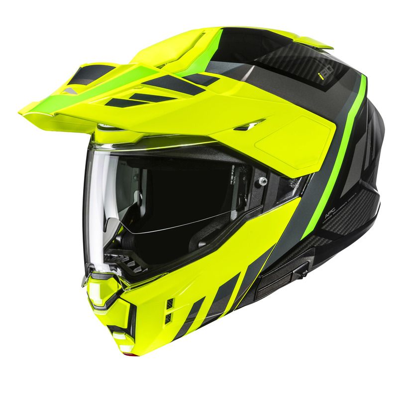 KASK MOTOCYKLOWY HJC I80 IMES YELLOW BLACK 