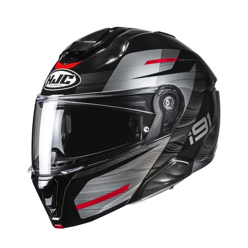 KASK MOTOCYKLOWY HJC I91 DUSK BLACK RED 