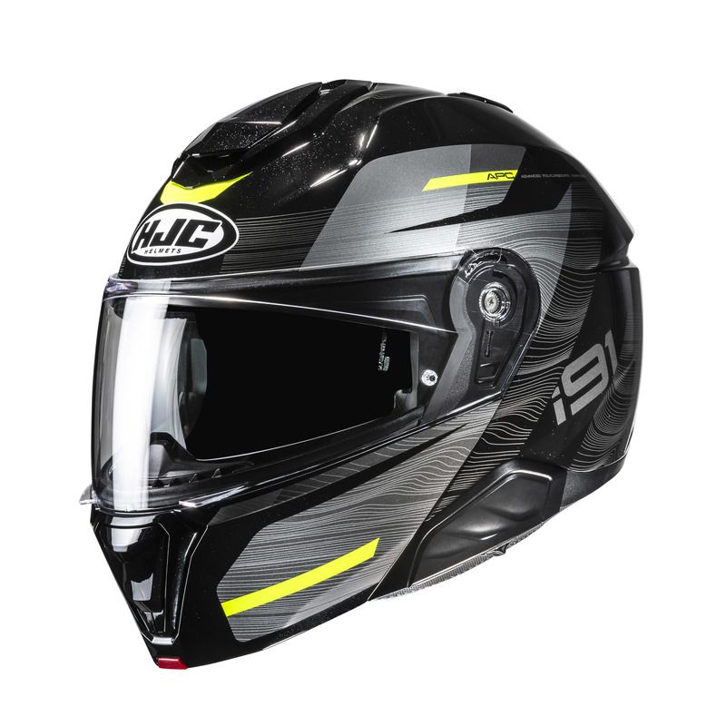 KASK MOTOCYKLOWY HJC I91 DUSK BLACK YELLOW 