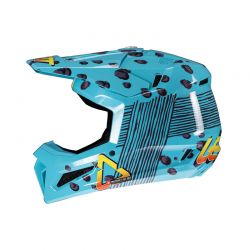 KASK MOTOCYKLOWY Z GOGLAMI JUNIOR LEATT KIT MOTO 3.5 CHEETAH 