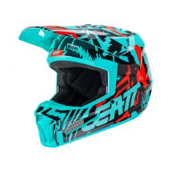 KASK MOTOCYKLOWY Z GOGLAMI LEATT KIT MOTO 3.5 FUEL 