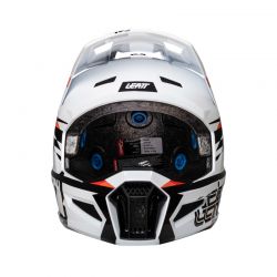 KASK MOTOCYKLOWY Z GOGLAMI LEATT KIT MOTO 3.5 WHITE 