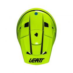 KASK MOTOCYKLOWY Z GOGLAMI LEATT KIT MOTO 3.5 NEON YELLOW 
