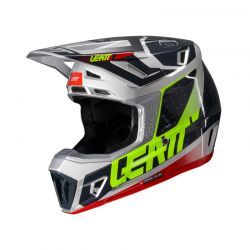 KASK MOTOCYKLOWY Z GOGLAMI LEATT KIT MOTO 7.5 STEEL 