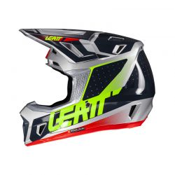 KASK MOTOCYKLOWY Z GOGLAMI LEATT KIT MOTO 7.5 STEEL 