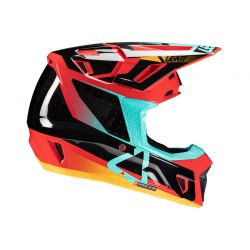 KASK MOTOCYKLOWY Z GOGLAMI LEATT KIT MOTO 7.5 RED 