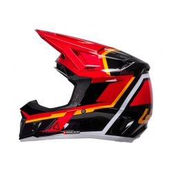 KASK MOTOCYKLOWY Z GOGLAMI LEATT KIT MOTO 7.5 RED 