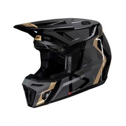 KASK MOTOCYKLOWY Z GOGLAMI LEATT KIT MOTO 8.5 BLACK 
