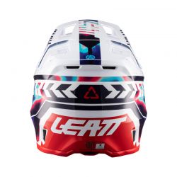 KASK MOTOCYKLOWY Z GOGLAMI LEATT KIT MOTO 8.5 ROYAL BLUE RED 