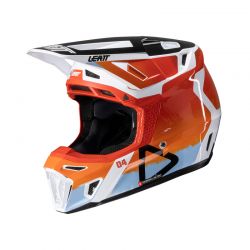 KASK MOTOCYKLOWY Z GOGLAMI LEATT KIT MOTO 8.5 GLAMIS 