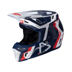 KASK MOTOCYKLOWY Z GOGLAMI LEATT KIT MOTO 8.5 ROYAL 