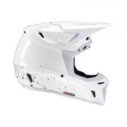 KASK MOTOCYKLOWY Z GOGLAMI LEATT KIT MOTO 8.5 WHITE 