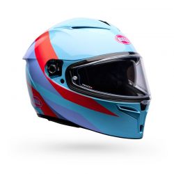 KASK MOTOCYKLOWY BELL LITHIUM PASSION BLUE PINK 