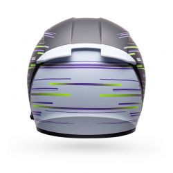 KASK MOTOCYKLOWY BELL LITHIUM VELO MATTE PEARL BLACK YELLOW 