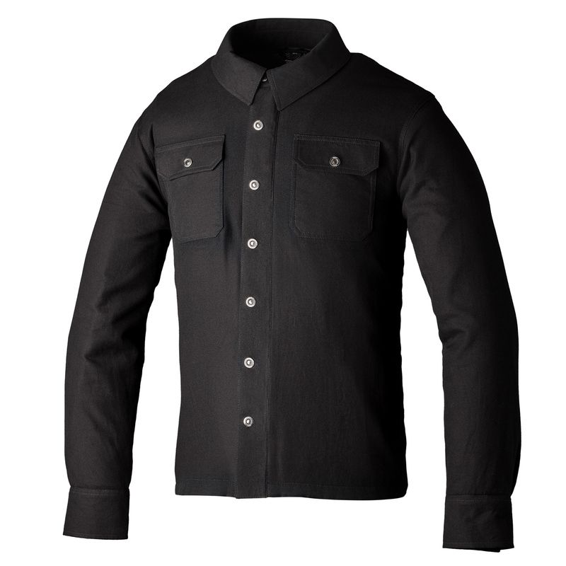 KOSZULA MOTOCYKLOWA RST LUMBERJACK PLAIN BLACK 