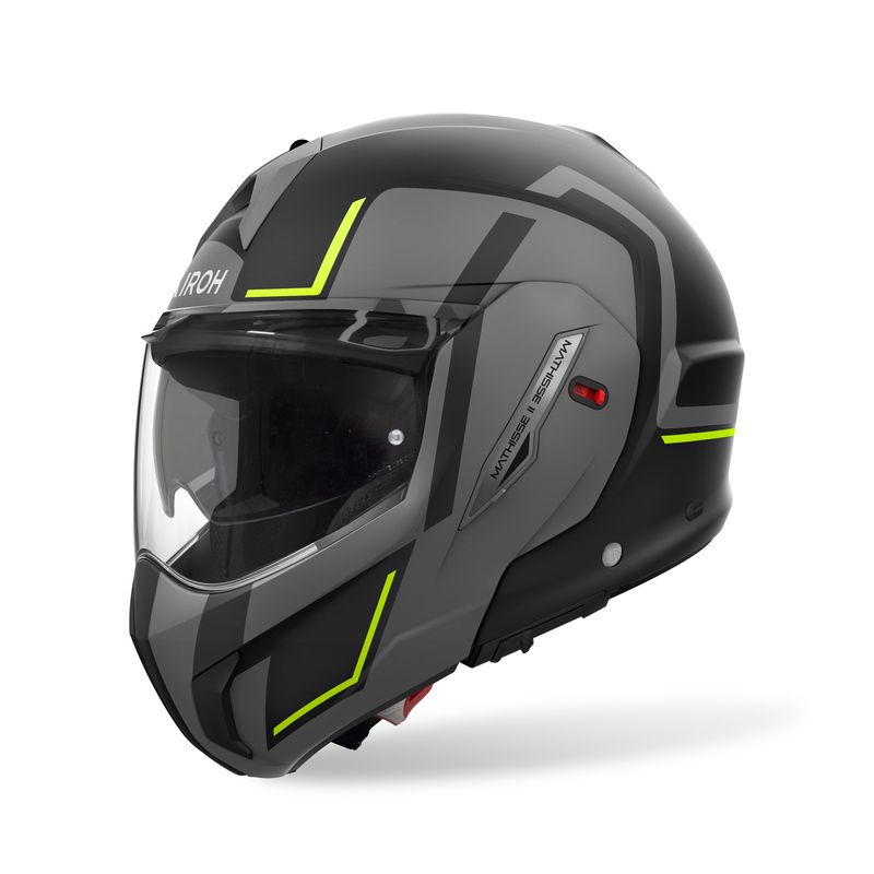 KASK MOTOCYKLOWY AIROH MATHISSE 2 GENIUS YELLOW MATT 