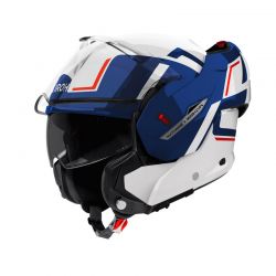 KASK MOTOCYKLOWY AIROH MATHISSE 2 GENIUS BLUE RED GLOSS 