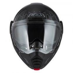 KASK MOTOCYKLOWY NZI MINIMOD DUO META BLACK SILVER 