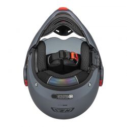 KASK MOTOCYKLOWY NZI MINIMOD DUO ANTRACITE MATT 