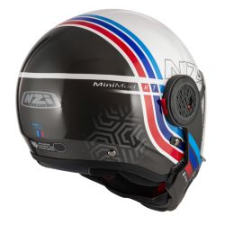 KASK MOTOCYKLOWY NZI MINIMOD DUO WATSON WHITEBLACK POWER 