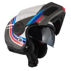 KASK MOTOCYKLOWY NZI MINIMOD DUO WATSON WHITEBLACK POWER 